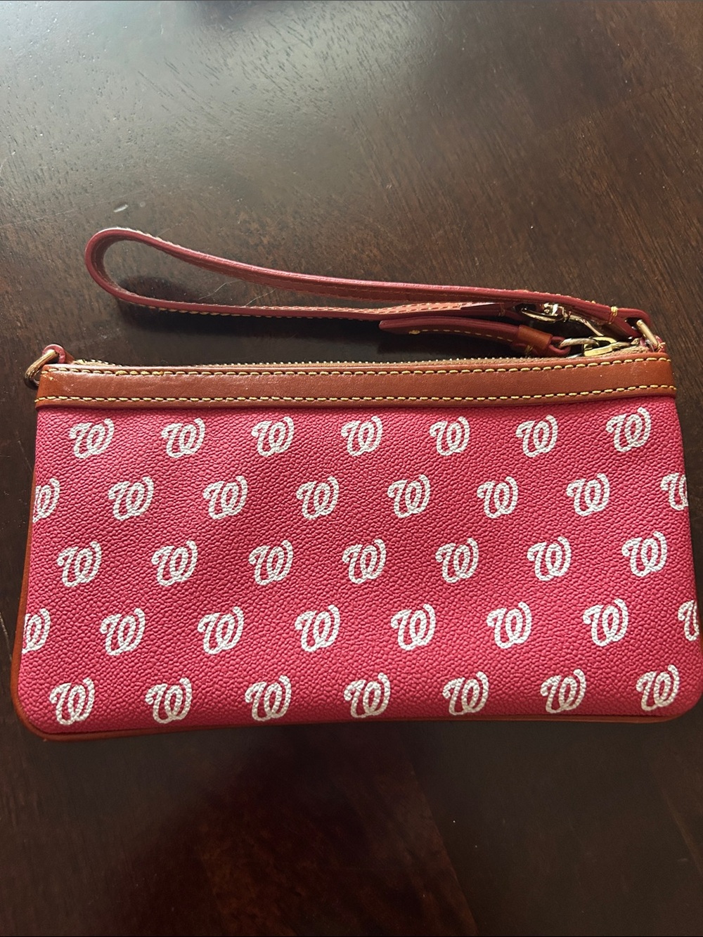 Dooney & Bourke Washington Nationals Wristlet Clutch - Picture 3 of 4